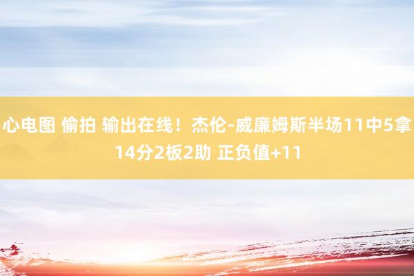 心电图 偷拍 输出在线！杰伦-威廉姆斯半场11中5拿14分2板2助 正负值+11