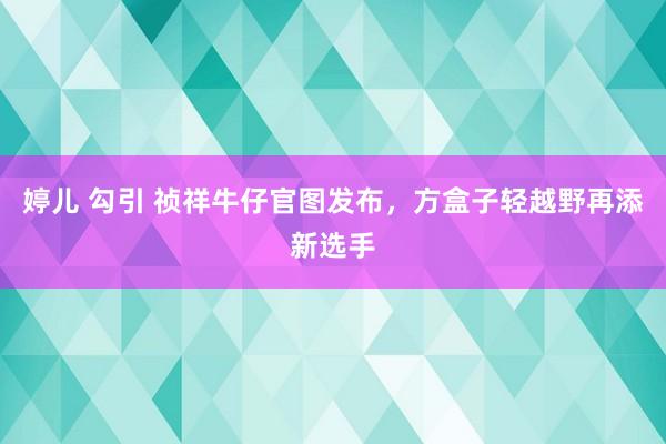 婷儿 勾引 祯祥牛仔官图发布，方盒子轻越野再添新选手