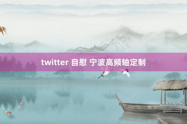 twitter 自慰 宁波高频轴定制