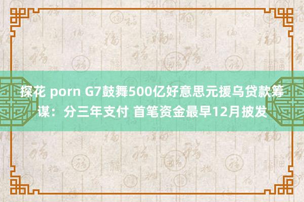 探花 porn G7鼓舞500亿好意思元援乌贷款筹谋：分三年支付 首笔资金最早12月披发