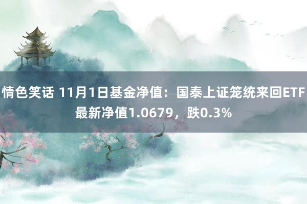 情色笑话 11月1日基金净值：国泰上证笼统来回ETF最新净值1.0679，跌0.3%