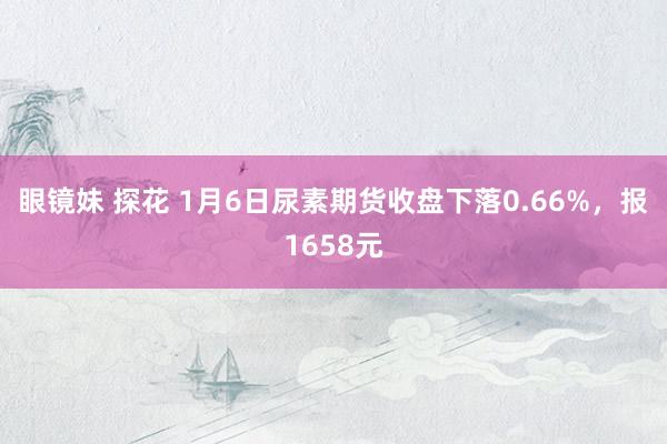 眼镜妹 探花 1月6日尿素期货收盘下落0.66%，报1658元