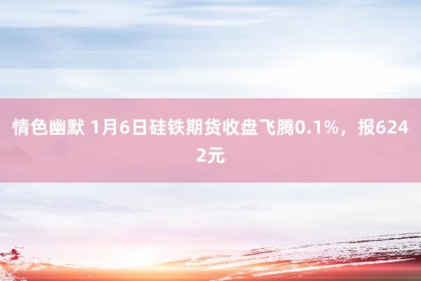 情色幽默 1月6日硅铁期货收盘飞腾0.1%，报6242元